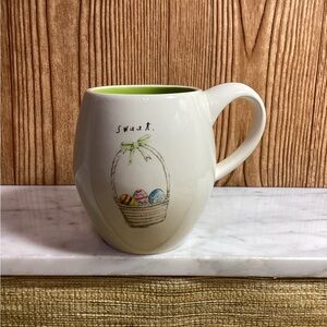 Vintage Rare Magenta Rae Dunn Sweet Easter Basket Mug